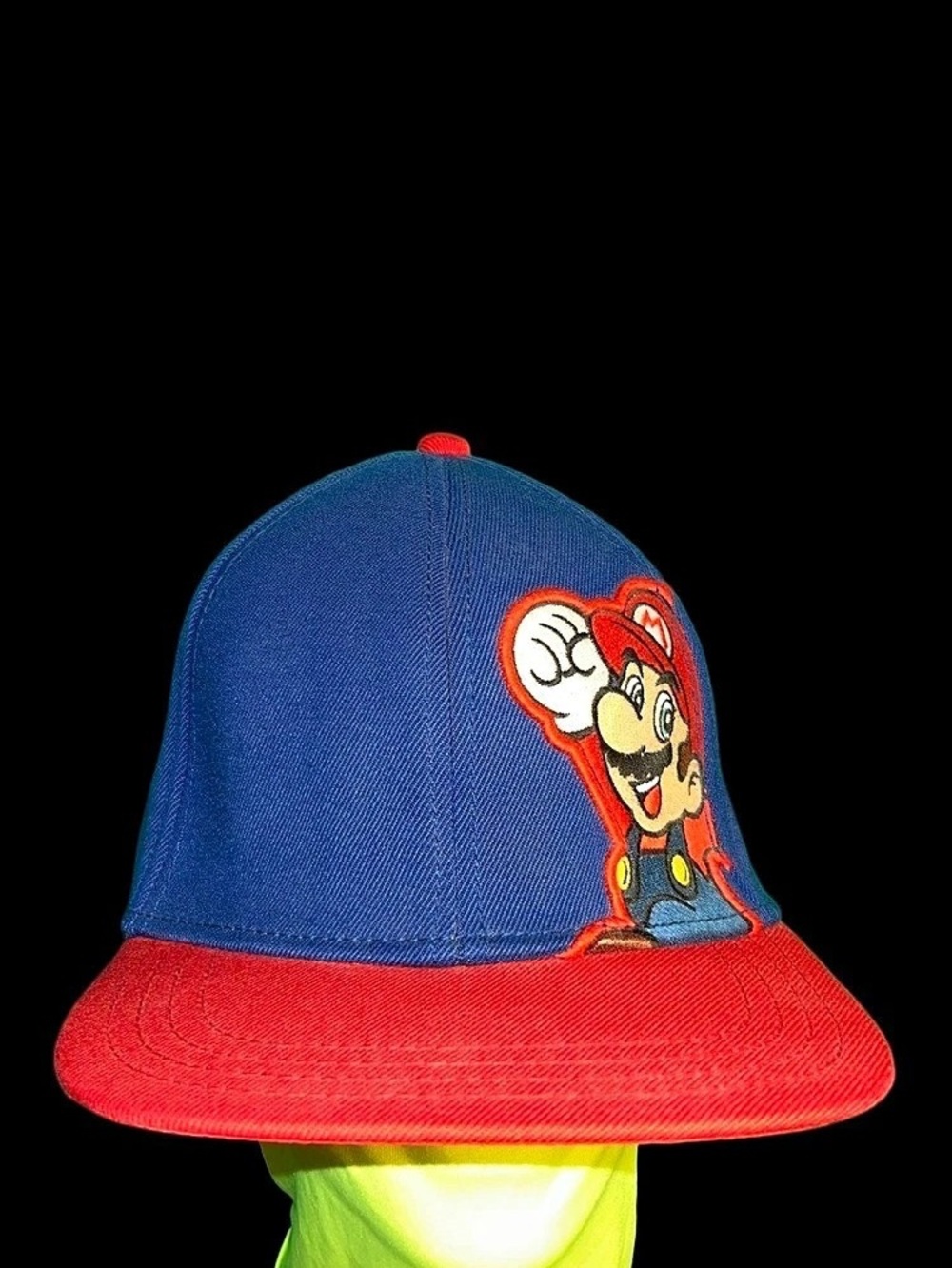 Super Mario Men's Blue & Red Hat Like New